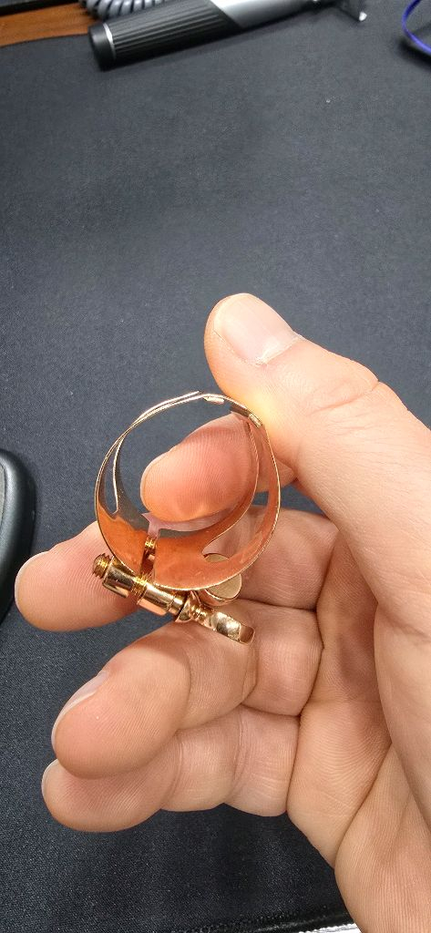 버나드 핑크골드 리가쳐(클라리넷) 2개--1