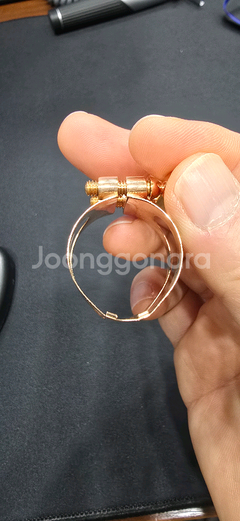 버나드 핑크골드 리가쳐(클라리넷) 2개--3