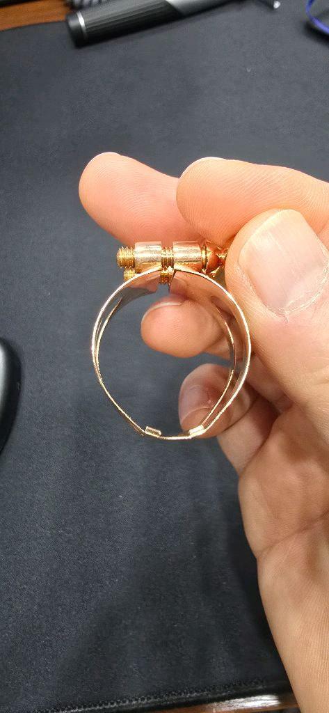 버나드 핑크골드 리가쳐(클라리넷) 2개--3