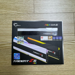 G.SKILL DDR5-6000 CL30 TRIDENT Z5 RGB 화이트 패키지 (64GB(32Gx2))