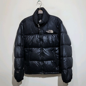 (90) 노스페이스 눕시패딩 점퍼 블랙 거위털 구스다운 700 자켓