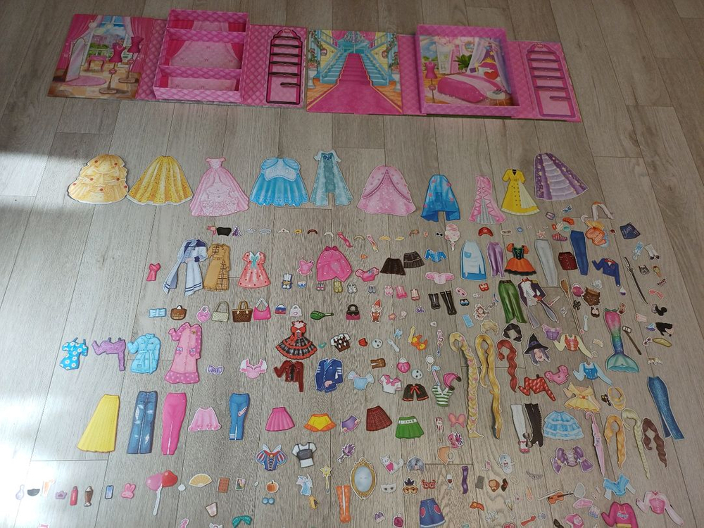 체리의 자석코디 세트 2개 인형옷입히기 장난감--3