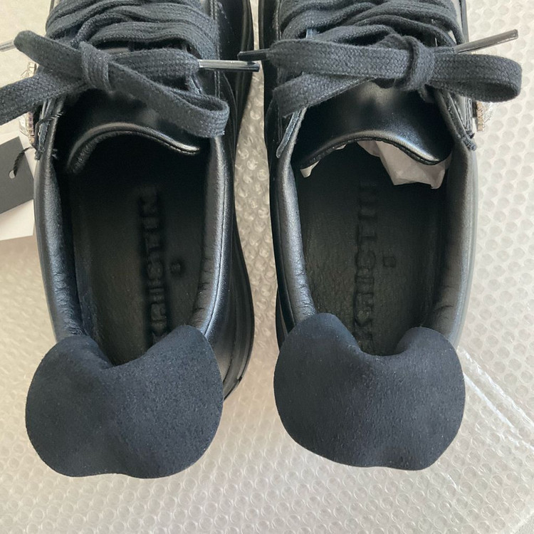 (새상품)Kristin 블랙 보석 플랫폼 스니커즈 230--9