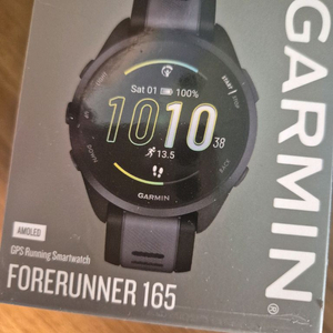 가민 포러너 165 스마트워치 블랙 새상품 팝니다 이미지