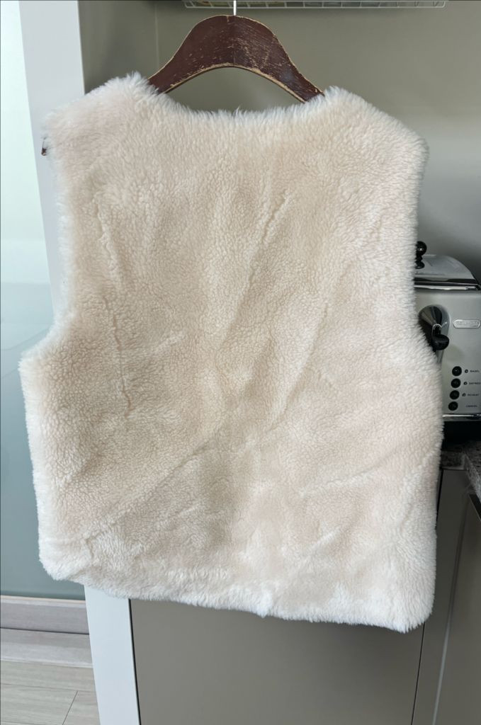 씨티지 양털 베스트--1