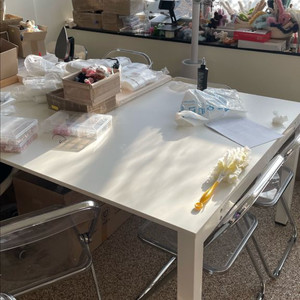 두닷 콰트로 볼드 2400*1200 대형 회의 화이트책상