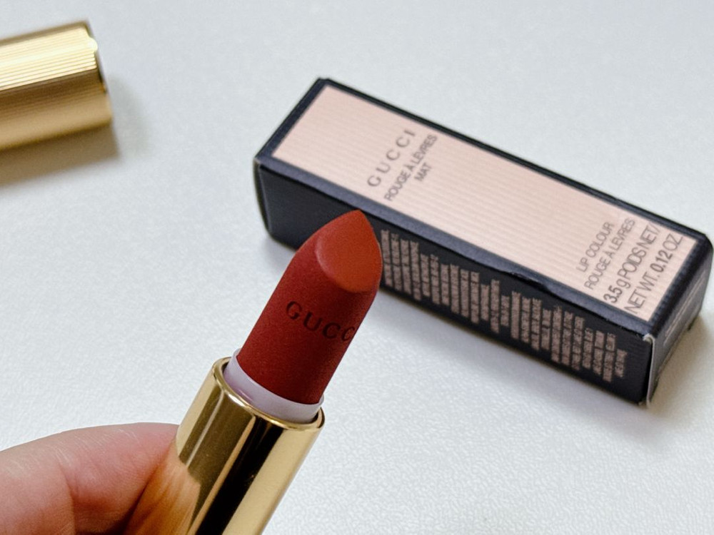 구찌 루즈 아 레브르 마뜨 립스틱 505 자넷러스트--3