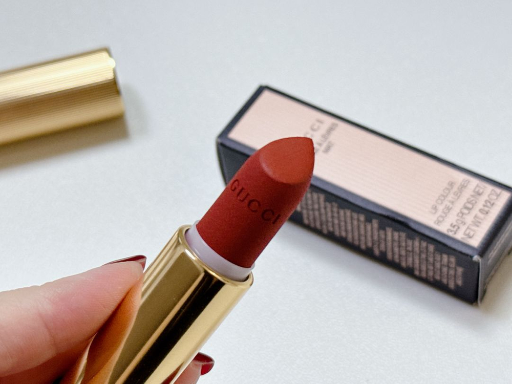 구찌 루즈 아 레브르 마뜨 립스틱 505 자넷러스트--6
