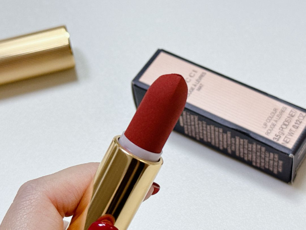구찌 루즈 아 레브르 마뜨 립스틱 505 자넷러스트--7