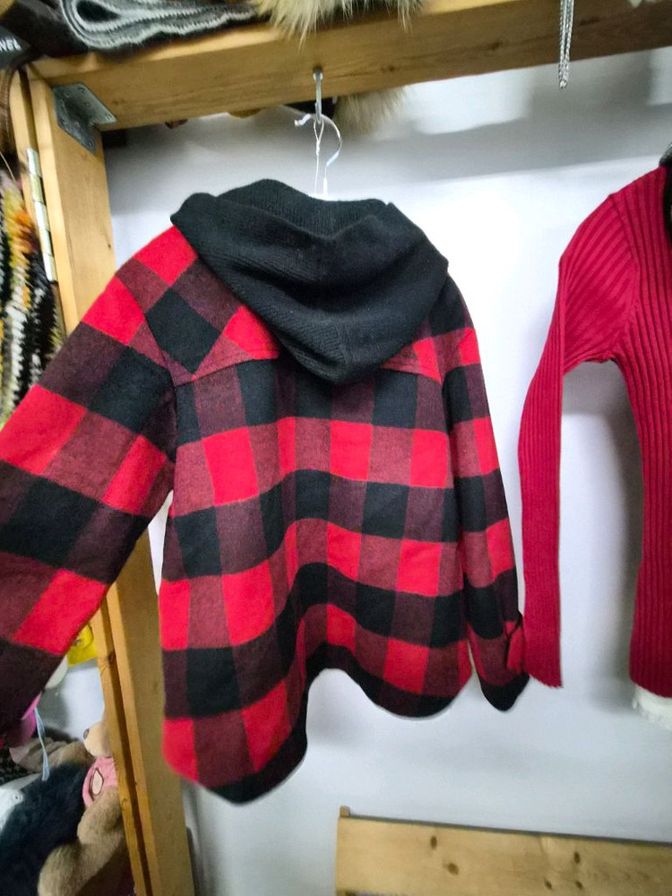 비비올리비아 후드체크 아우터--6