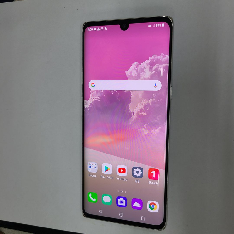 .LG 벨벳 LGU+ 화이트128기가 외관깔끔 188441--1