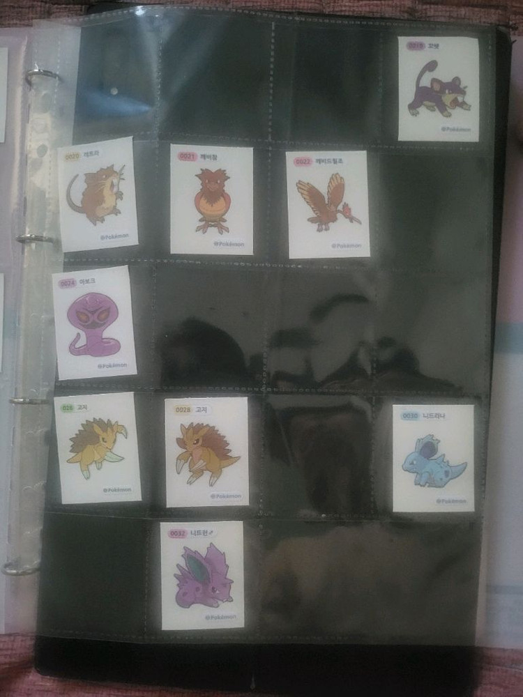 포켓몬스터 띠부띠부씰+드래곤볼씰팝니다. 이미지