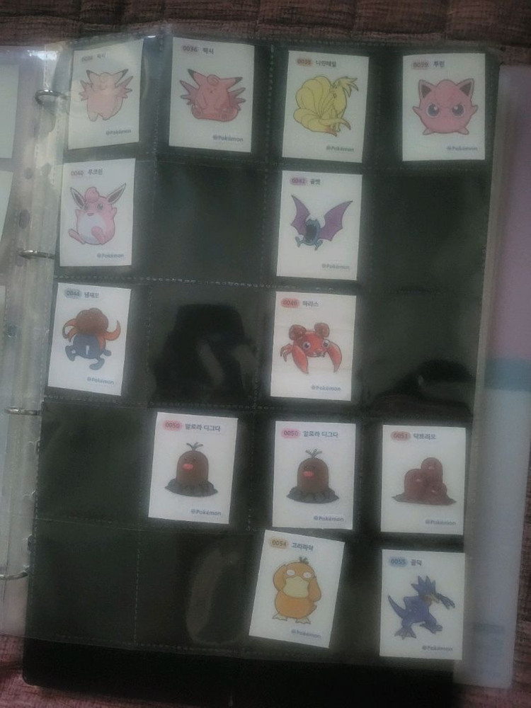 포켓몬스터 띠부띠부씰+드래곤볼씰팝니다. 이미지