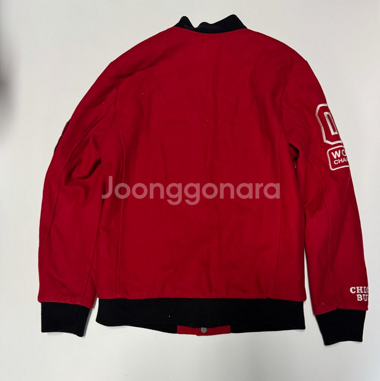 NBA 시카고 불스 스타디움 바시티 자켓 M 레드--1
