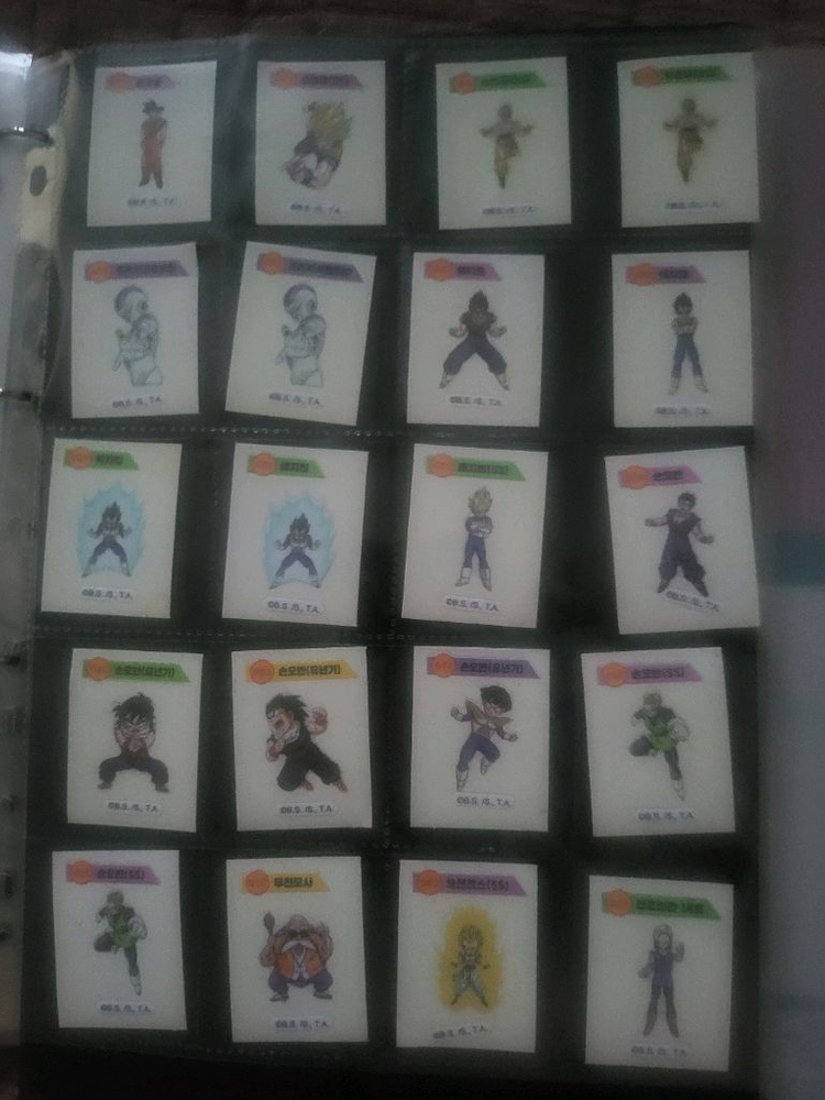 포켓몬스터, 드래곤볼띠부띠부씰 이미지