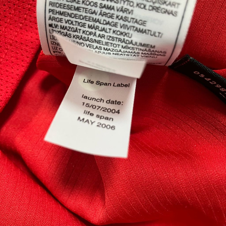 [새상품] 맨체스터 유나이티드 04-06 박지성 유니폼 (친필 사인)--8