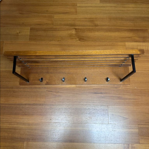 데니쉬 벽걸이 선반 행거