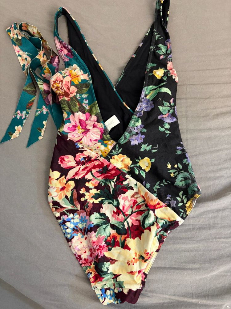 Zimmermann 짐머만 플라워 패턴 원피스 수영복 AUS 8--1