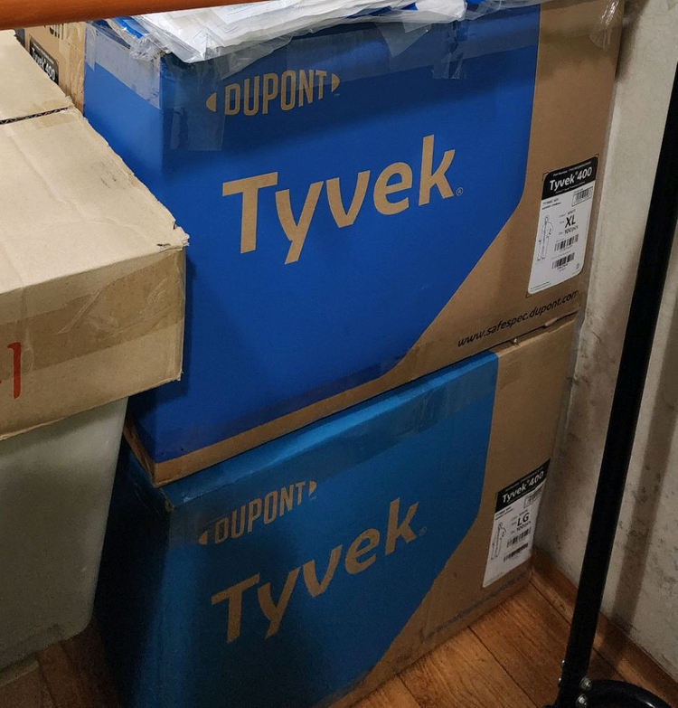 듀폰 타이벡/방진복/방염복/분진복/보호복/원피스 이미지