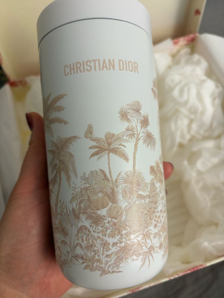 디올 텀블러 미개봉 새제품 (박스, 포장, 쇼핑백 모두)--1