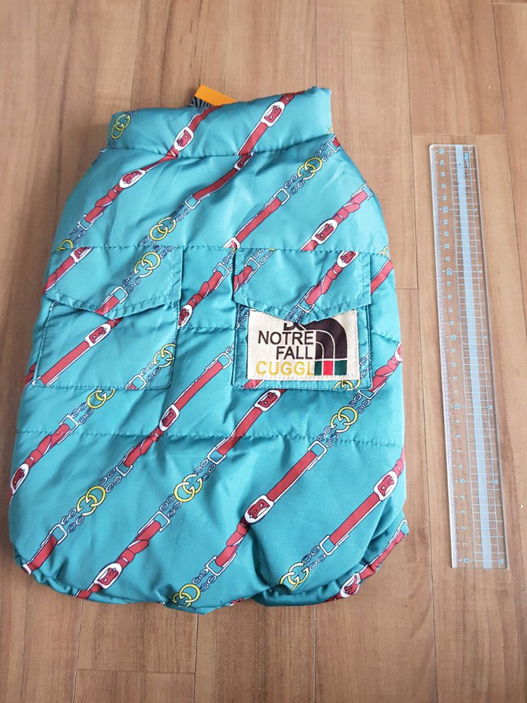 강아지 겨울 패딩 조끼 새상품 L--3