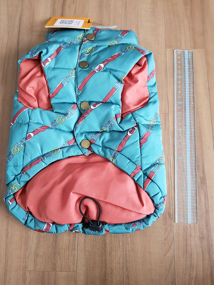 강아지 겨울 패딩 조끼 새상품 L--4