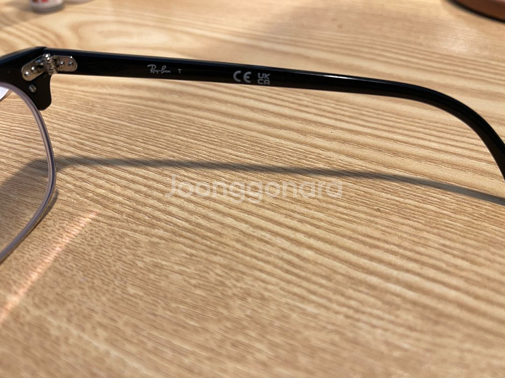 레이밴 5154 클럽마스터 51사이즈 하금테 안경 남녀공용 + 블루라이트 차단렌즈--4