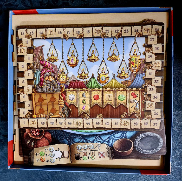 돌팔이약장수 오거나이저 포함 보드게임--4