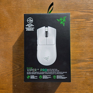 레이저 바이퍼 v3 프로 화이트 미개봉 새상품 마우스 Razer Viper Pro White