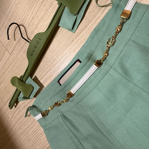 구찌 린넨 혼방 스커트 36사이즈