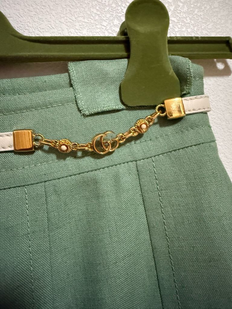 구찌 린넨 혼방 스커트 36사이즈--1