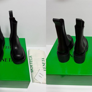 보테가베네타 여성 가죽 부츠