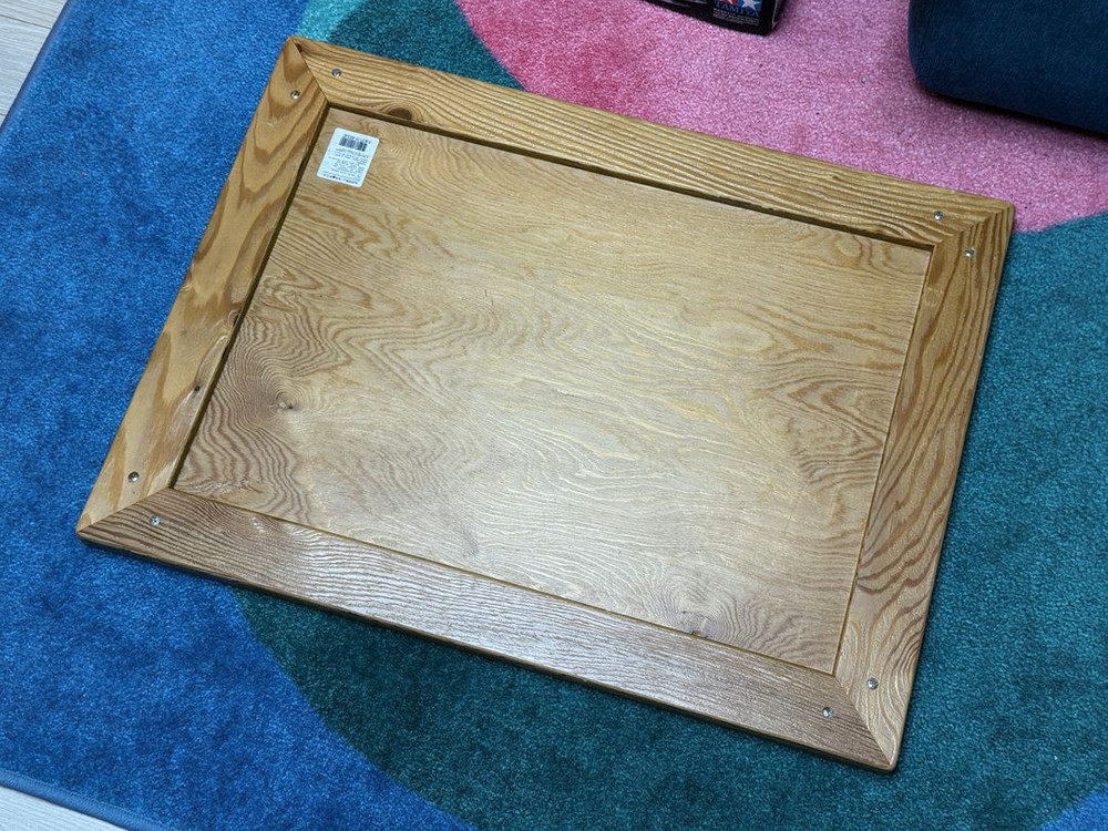 하이브로우 캠핑 박스 상판 뚜껑 캐리어 낙엽송 티크 판매합니다. 이미지