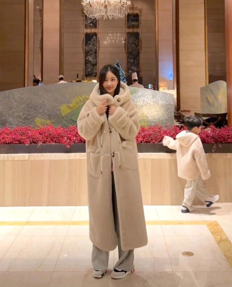 [가을맞이 특별할인] 에코 밍크 더플 후드코트 이미지