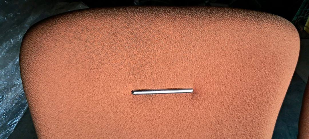 다원사무용의자 오렌지색회전의자 천의자 패브릭바퀴의자--2