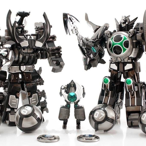 파워레인저 와일드포스 블랙 메가조드 합금 피규어 이미지