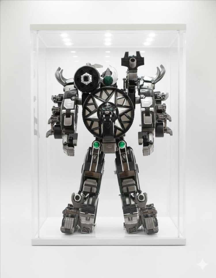 파워레인저 와일드포스 블랙 메가조드 합금 피규어 이미지