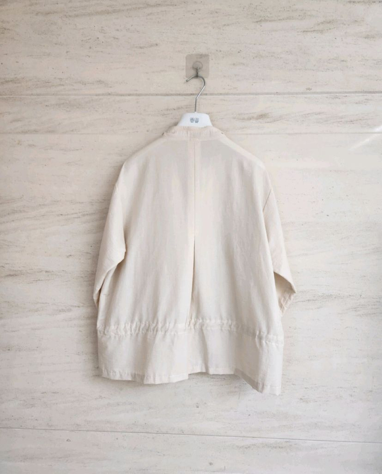 (새상품)샤틴 프린팅 롤업 점퍼 프리사이즈--6