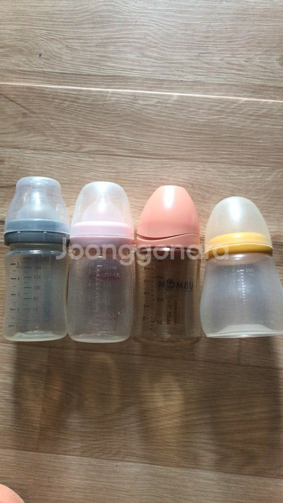 유비맘,더블하트 젖병--1