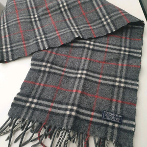 울 체크 머플러