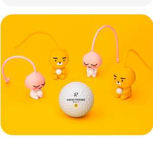 새상품)카카오프렌즈 베이직 실리콘 티홀더-어피치,라이언