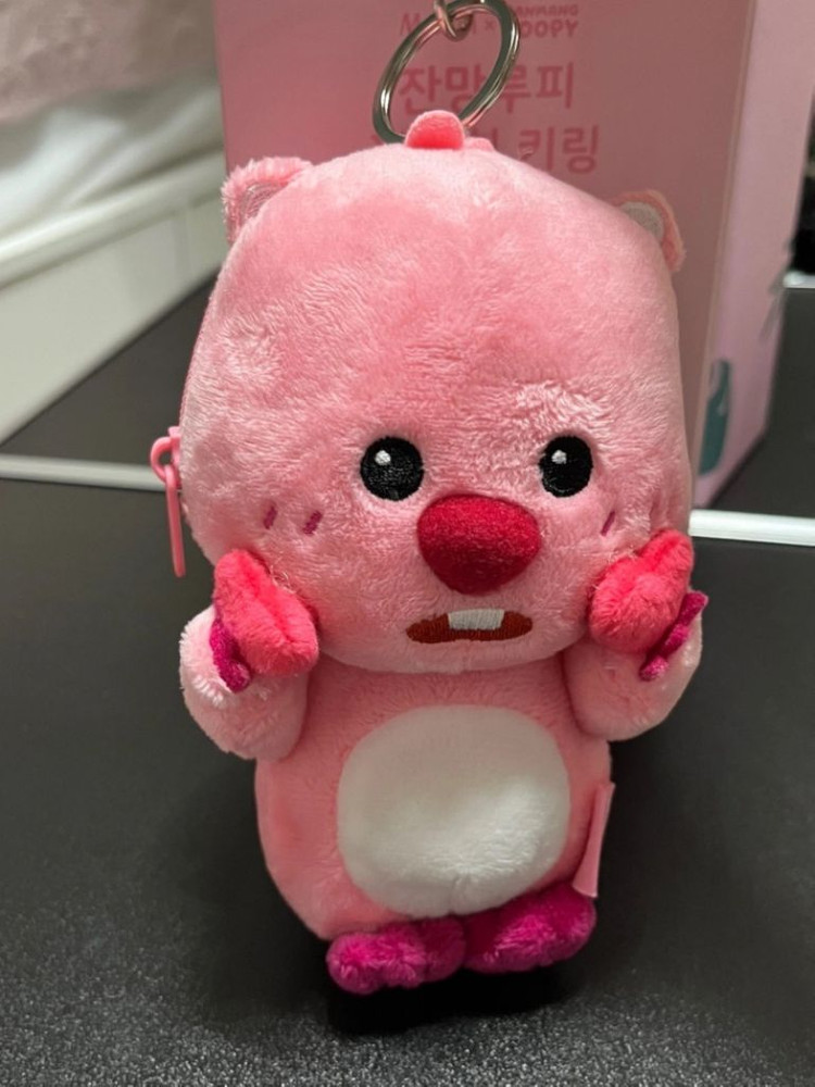 (새상품) 맥심 x 잔망루피 파우치 키링 이미지