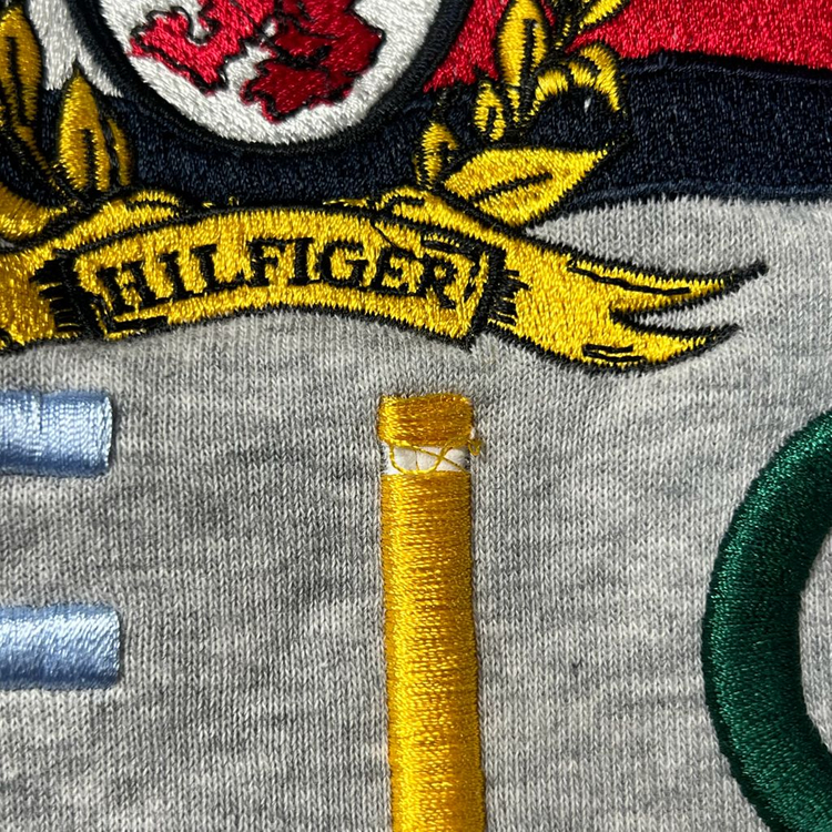 타미힐피거 컬렉션 오버핏 빅로고 후드집업 그레이 L--6