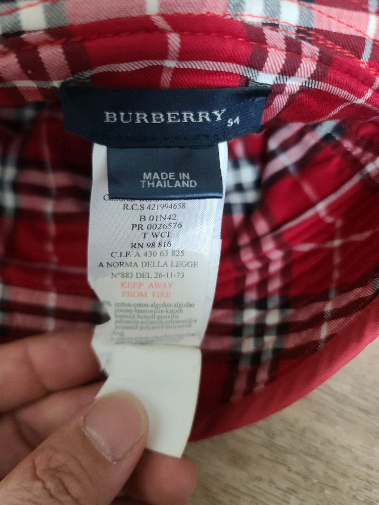 버버리 키즈 벙거지모자--2