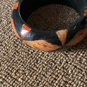 블랙 우드 뱅글 (새상품)