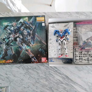 mg 더블오 건담 잔라이저 반 조립 판매합니다.