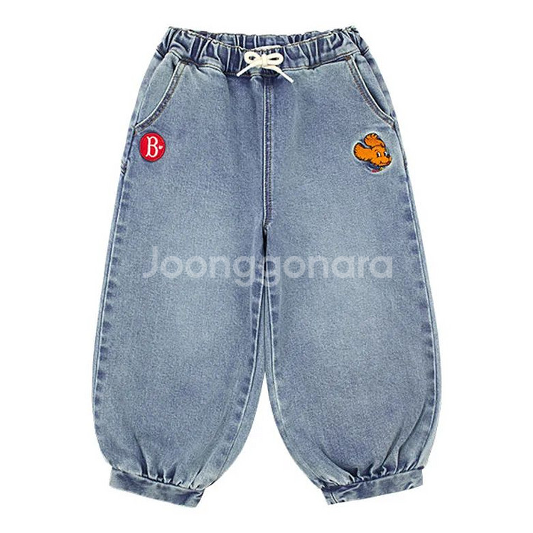 베베드피노 제스 벌룬핏 데님팬츠 130 새제품 정가59000--1