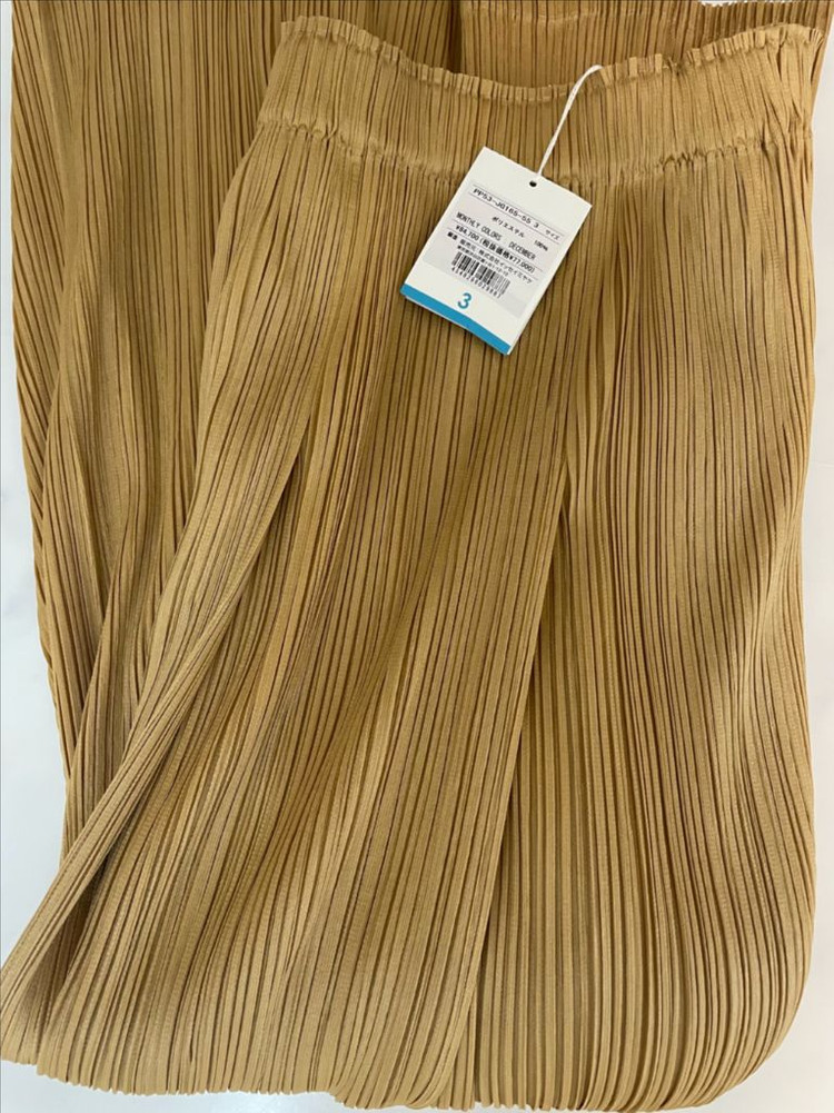 이세이미야케 12월 먼슬리 스커트 옐로우오커 3사이즈--1