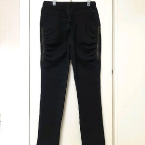 정말 편한 융기모 지퍼 배기핏 스판 밴딩 바지 팬츠(~66사이즈)