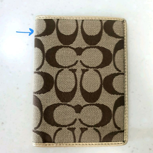 (정품)코치 여권 지갑, 여권 케이스(새제품)